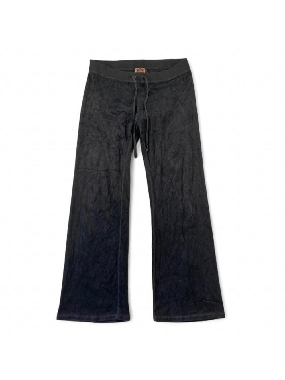 Y2K dark blue/grey vintage lowrise flare juicy couture tracksuit pants